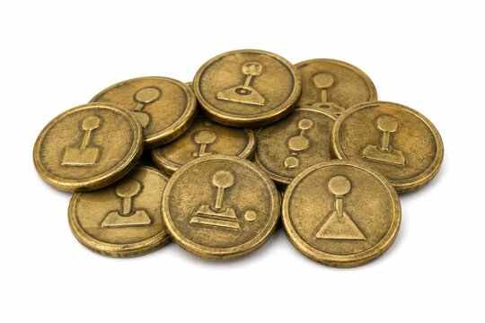 Retro 1980s Retro Arcade Tokens