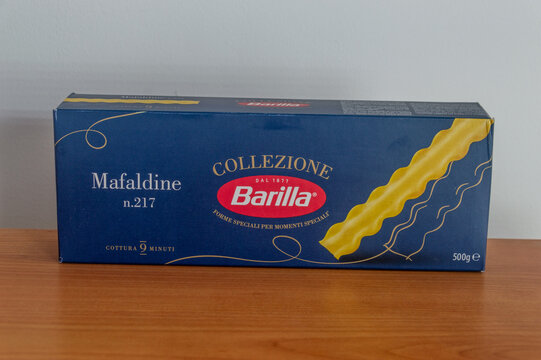 Pruszcz Gdanski, Poland - June 8, 2026: Barilla Collezione Mafaldine.