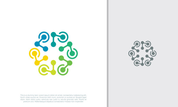 Global Community Logo Icon Elements Template. Community human Logo template vector. Community health care. Abstract Community logo