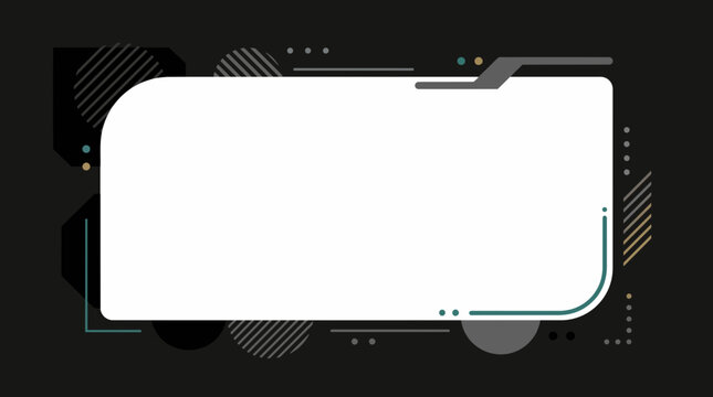 Modern abstract geometric background with blank white space for text and design elements