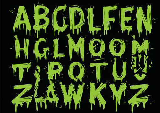 For a Halloween-themed party, try the Scary creepy alphabet and Original Typeface, available as dirty letters and vectors