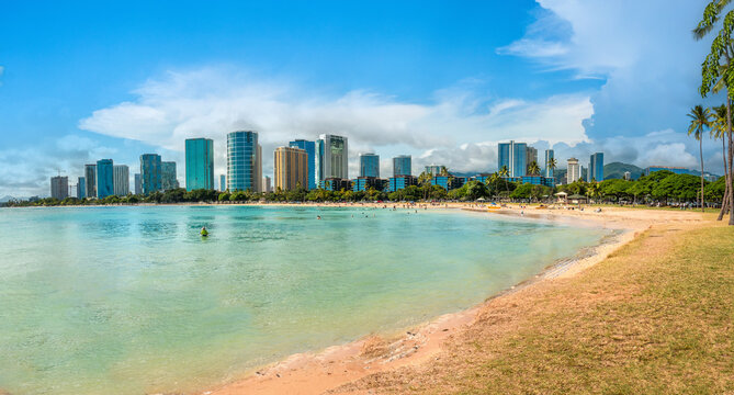 Ala Moana Beach, Honolulu, Oʻahu, Hawaii