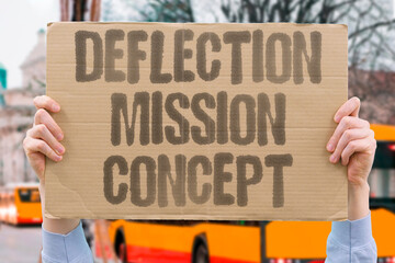 "Deflection Mission Concept" Plan to nudge an asteroid with a kinetic impactor. BOLD. TECH. COST. SAVE. TIMELINE. © AndriiKoval