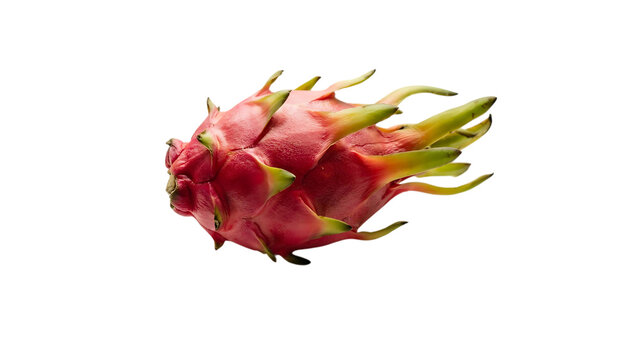dragon fruit on white background