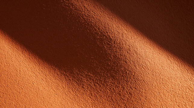 Cocoa Powder Texture with Sunlight and Shadow