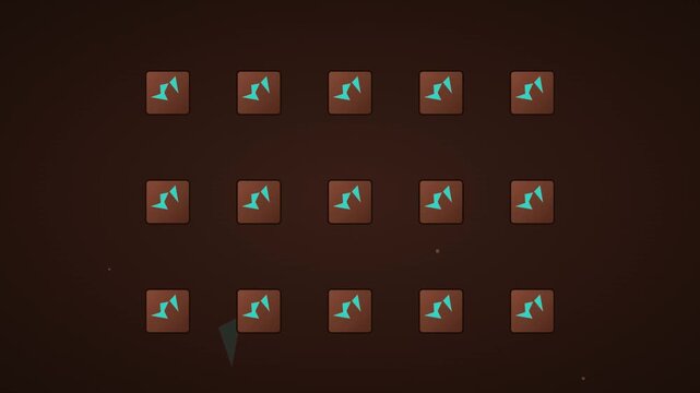 National Authors Day Ancient cuneiform clay tablets data grid animation
