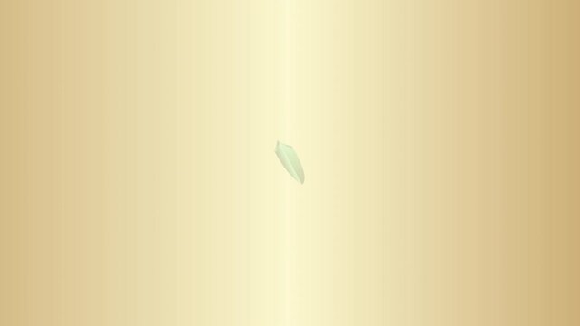 3D Emerald Green Cyber Security Shield Icon Animation with Golden Checkmark on Luxury Metallic Gold Background Loop Video
