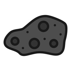 asteroid filled outline icon © Muhammad Naufal S.