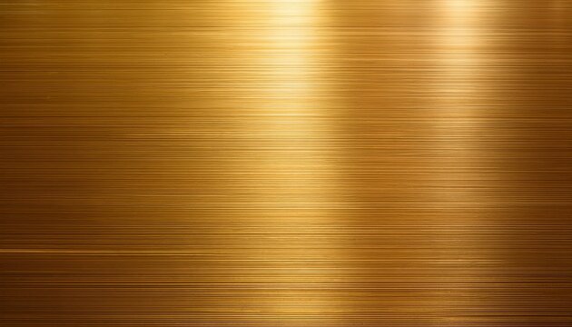 brushed gold metal surface with soft light reflections and subtle horizontal grain creating a warm and background texture