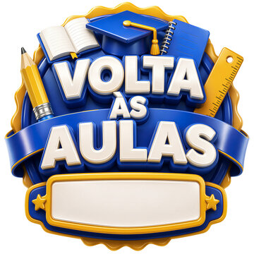 Back to School 3D Promotional Badges and Labels Collection