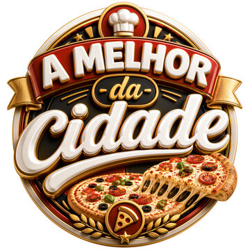 Pizza Special 3D Promotional Badges and Labels Collection