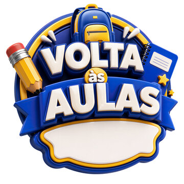 Back to School 3D Promotional Badges and Labels Collection