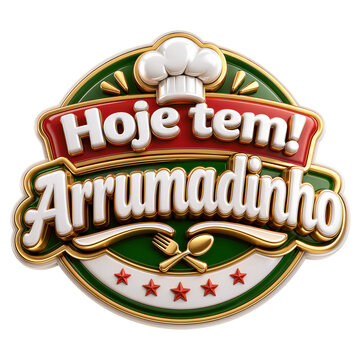 Brazilian Arrumadinho Special 3D Promotional Badges and Labels Collection