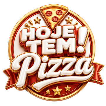Pizza Special 3D Promotional Badges and Labels Collection