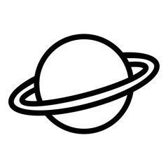 saturn line icon © Muhammad Naufal S.