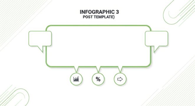 Clean Minimalist Infographic Template Design Layout.