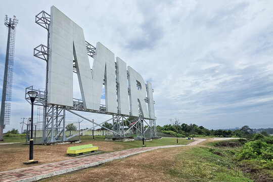 The popular Miri word structure on Canada Hill is one of the popular landmark and tourist destination when visiting Miri, SaWordwrawak, Malaysia