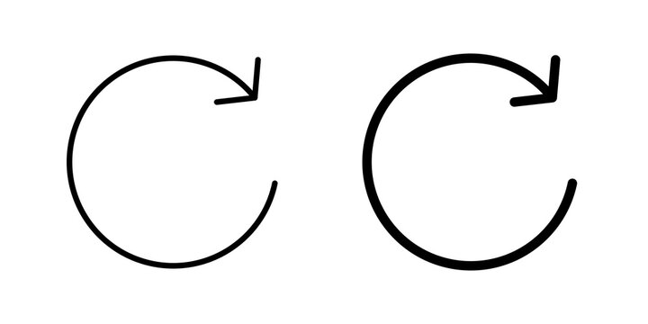 Reset icon minimal artwork group