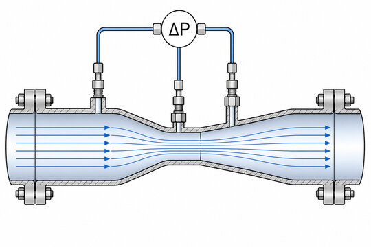Venturi Flow Measurement Diagram