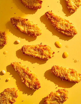 Patr&oacute;n de milanesas amarillo
