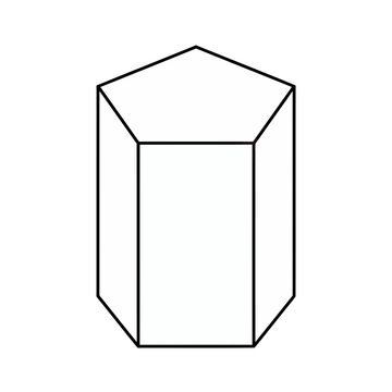 Pentagonal Prism Geometric Shape
