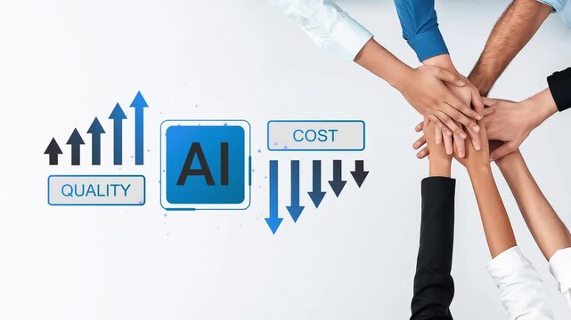Collaboration for Success with AI, Quality Improvement, Cost Reduction, and Team Effort to Enhance Business Performance and Innovation Strategies Gluon.