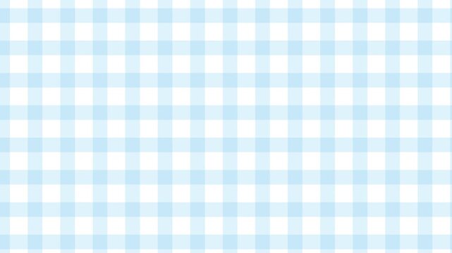 爽やかで清涼感のある水色のギンガムチェック柄背景素材