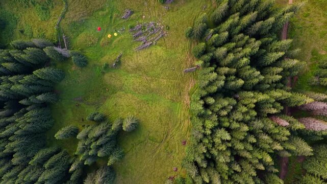 Exploring the carpathian highlands and forests of ukraine from above