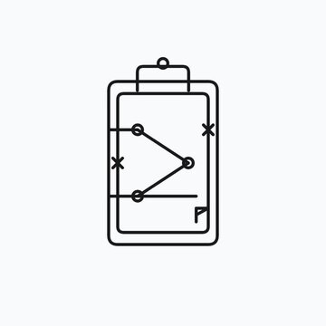 Tactical Clipboard Business Planning Animated Icon