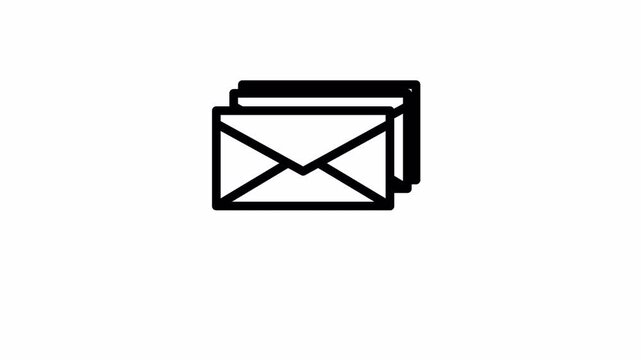 spam minimalist stroke animation