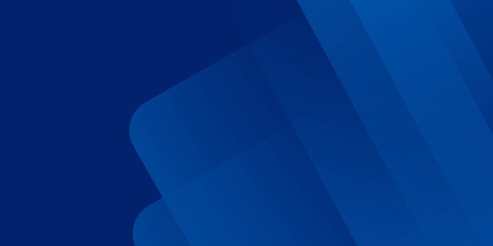 Abstract blue background with glowing geometric lines. Modern blue gradient square shape design. Futuristic technology concept.