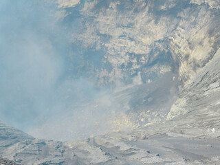Aerial view of Bromo volcano crater on Java Island, Indonesia © Kevin