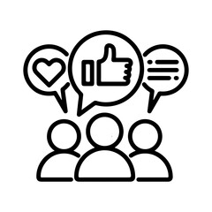 Fototapeta premium Customer loyalty program icon vector.