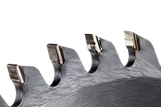Circular Saw Blade Teeth Detail for Precision Woodworking Carpentry Joinery DIY Projects and Workshop Use