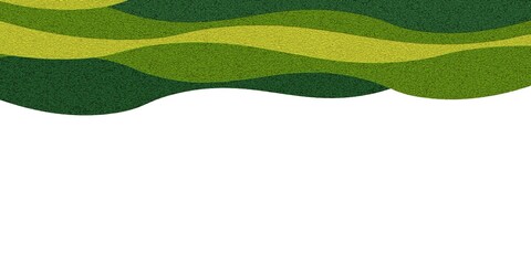 Fototapeta premium Abstract Japanese Rice Field Pattern. Agriculture Landscape Illustration. Green Tea Hills Collage Illustration. Vector Grass Mountain Texture.