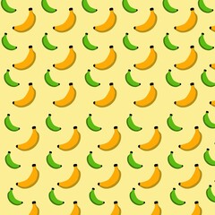 Creative banana art seamless pattern design © anto_19
