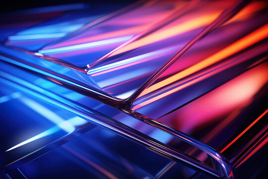 Outstanding Futuristic hologram cube pattern