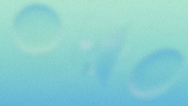 Hand made teal gradient abstract grainy texture background