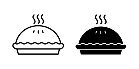 Fototapeta premium Pie icon vector elements series