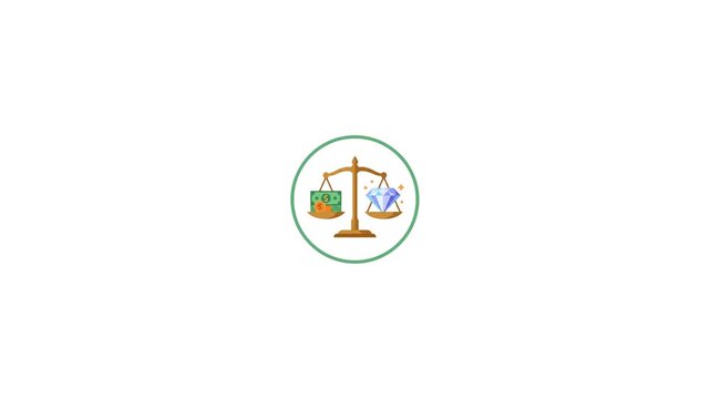 Financial Growth Icons on a white background. Colourful Finance Growth Icons on a white background.Business profit, investment analytics and revenue icons on a white background. Business icon sign. 