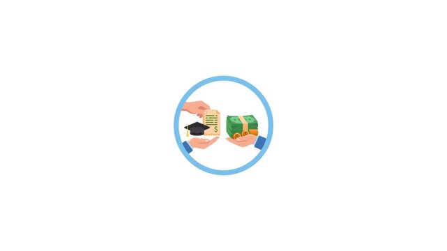 Financial Growth Icons on a white background. Colourful Finance Growth Icons on a white background.Business profit, investment analytics and revenue icons on a white background. Business icon sign. 