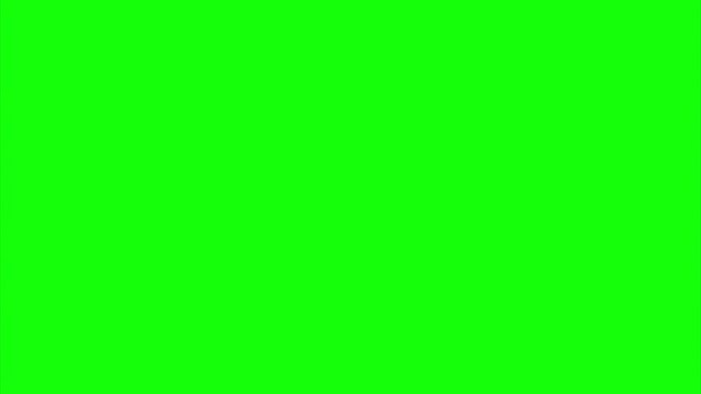 Social media mention tags animation on green screen background