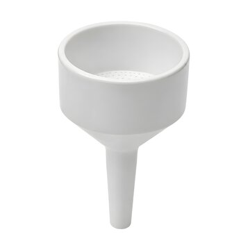 Buchner Funnel with Plain Ceramic Body for Professional Laboratory Filtration Chemistry Research Testing and Analysis