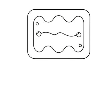 Gear shift pattern icon