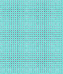 Abstract geometric pattern with small lines and dots in green and red