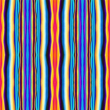 Seamless pattern of colorful lines for wallpaper, background, card, sheet, wall, scene.
