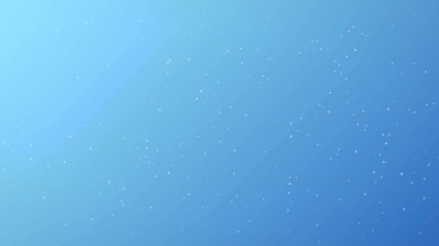 Beautiful abstract blue gradient background featuring delicate sparkling white particles resembling a starry night sky or deep sea bubbles