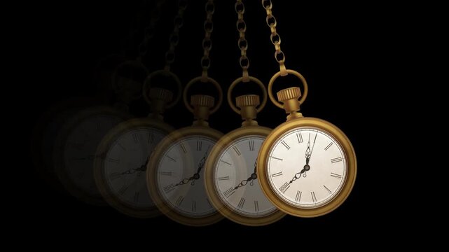 時計を揺らす催眠術イメージ動画