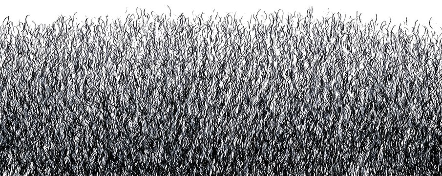 Seamless pattern with gray graphite pencil scribbles. Black and white hand drawn texture. Horizontal background with loose, chaotic pencil strokes