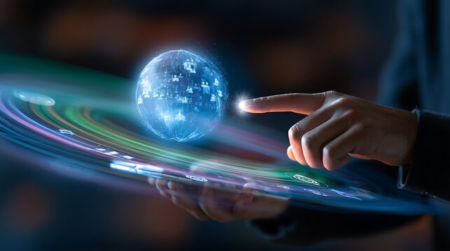 Human resources technology concept showing global workforce connection, digital talent management, HR analytics, people data integration supporting modern recruitment and strategic decision making.